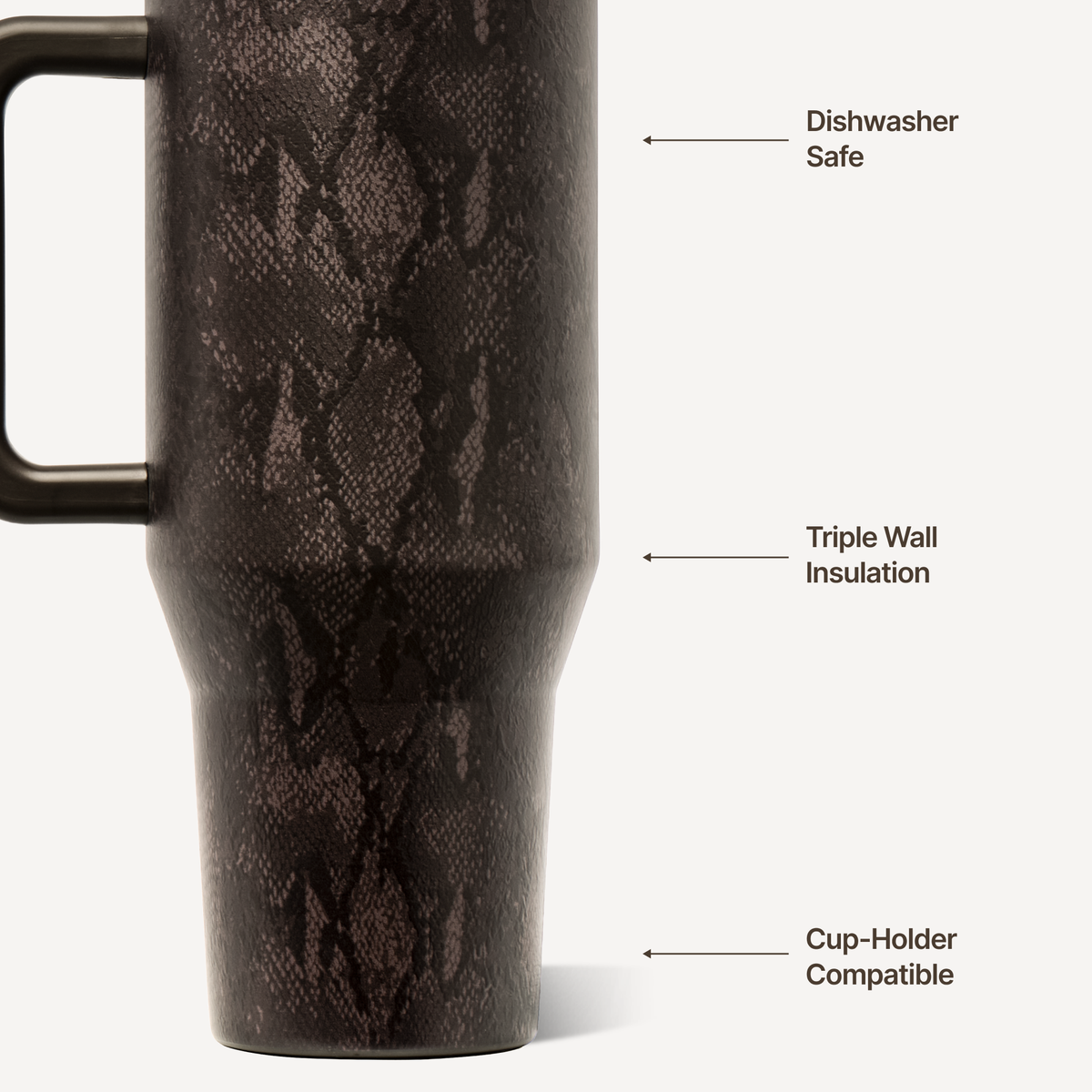 HydroJug - Snakeskin 40 oz Traveler Tumbler