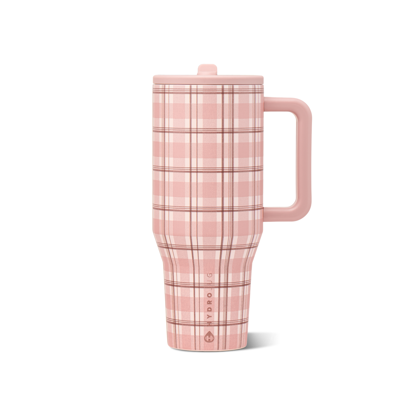 HydroJug - Pillow Talk Plaid  40 oz Traveler Tumbler