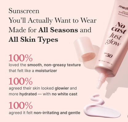 MEDICUBE No Cast Just Glow Collagen Sunscreen SPF 50
