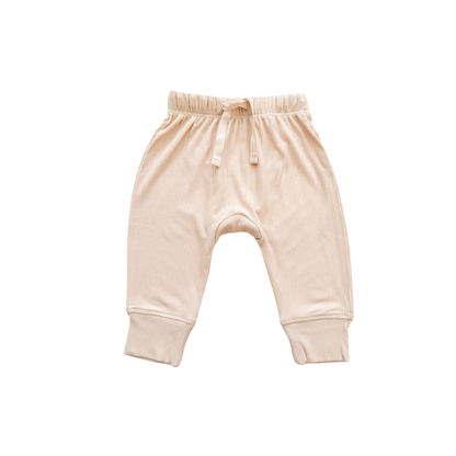 Ribbed Jogger Pants - Blush