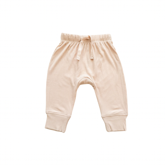 Ribbed Jogger Pants - Blush
