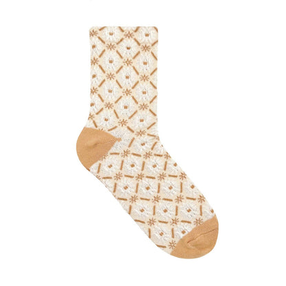 Women's Crew Vintage Flower Socks