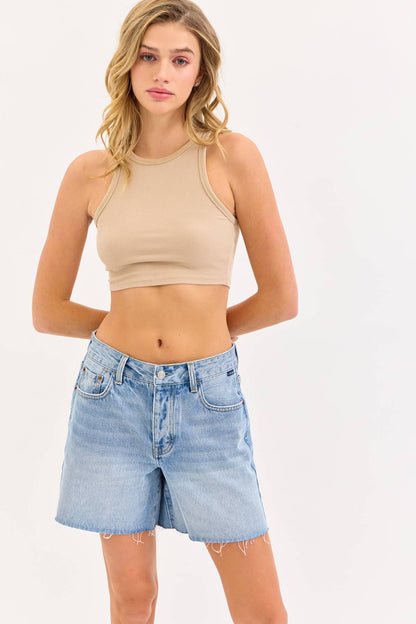 Parker Mom High Rise, Mid-Thigh Shorts