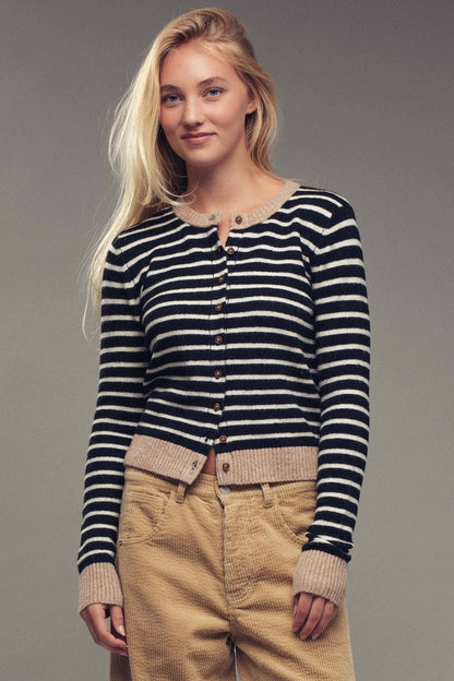 Julia Striped Cardigan