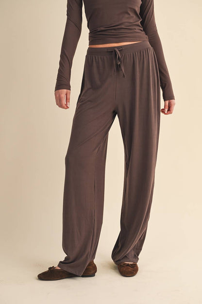 Jersey Wide Leg Pants