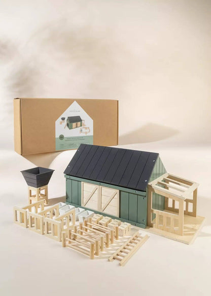 Wooden Farm & Accessories Set