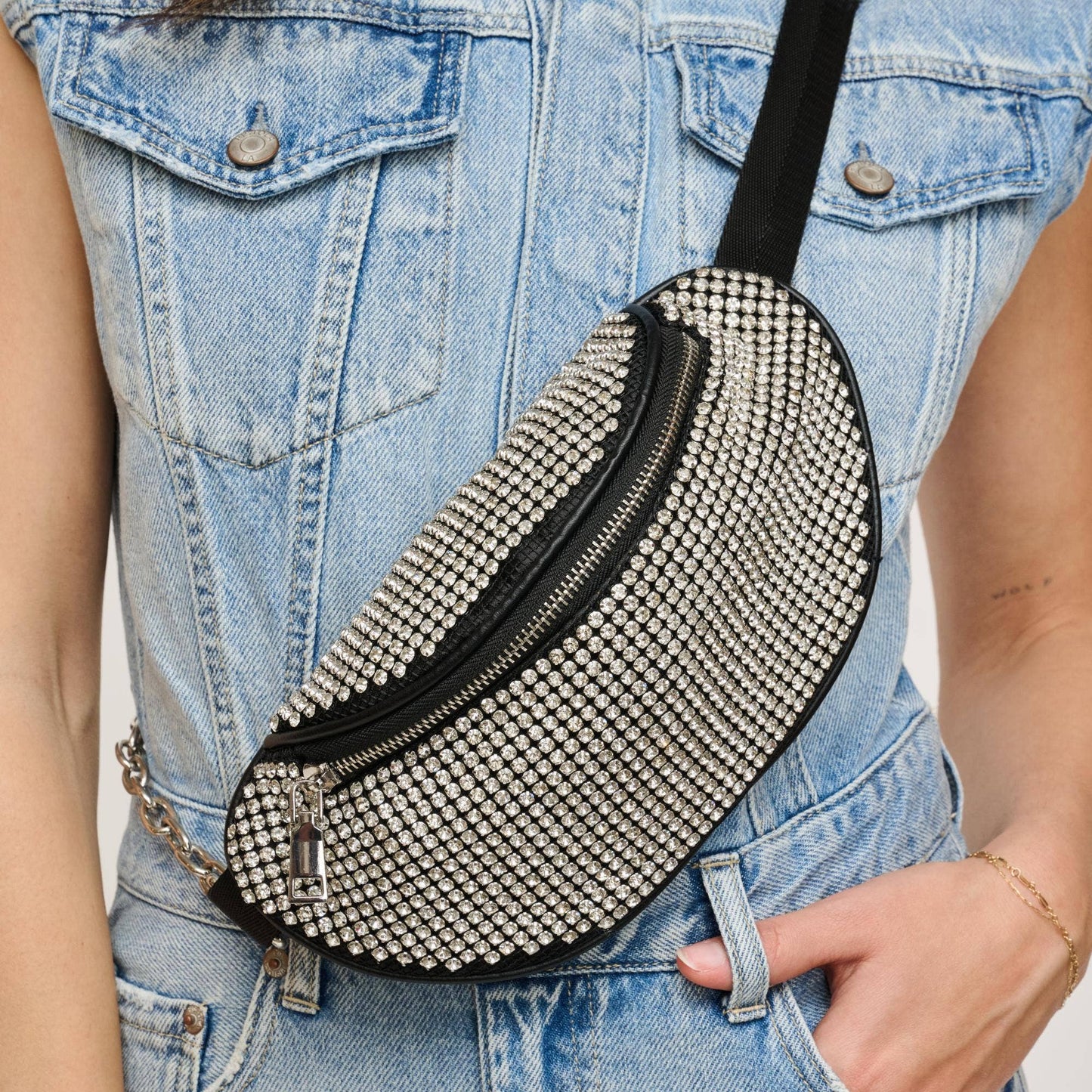 Billie Crystal Belt Bag