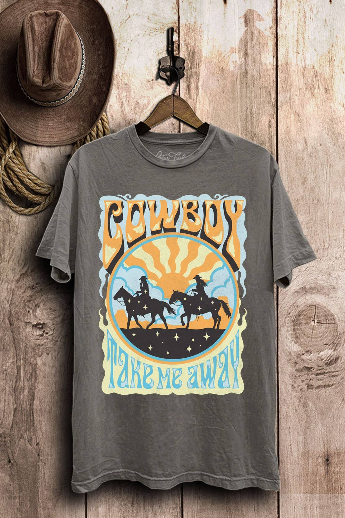 Cowboy Take Me Away Graphic Top