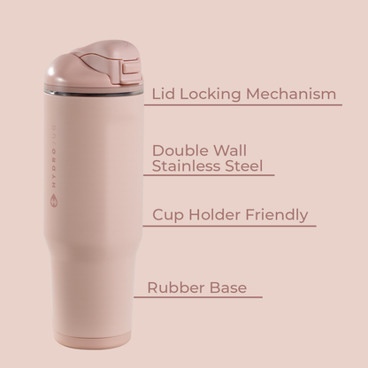 Dusty Rose HydroJug 32 oz Ease2o
