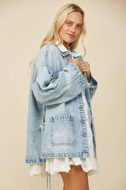 Jasmine Boho Denim Jacket