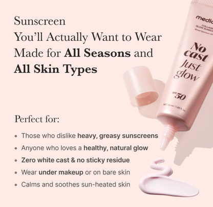 MEDICUBE No Cast Just Glow Collagen Sunscreen SPF 50
