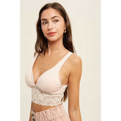 LACE TRIM BRALETTE