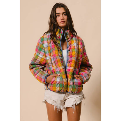 Beverly Bleached Vintage Quilted Jacket