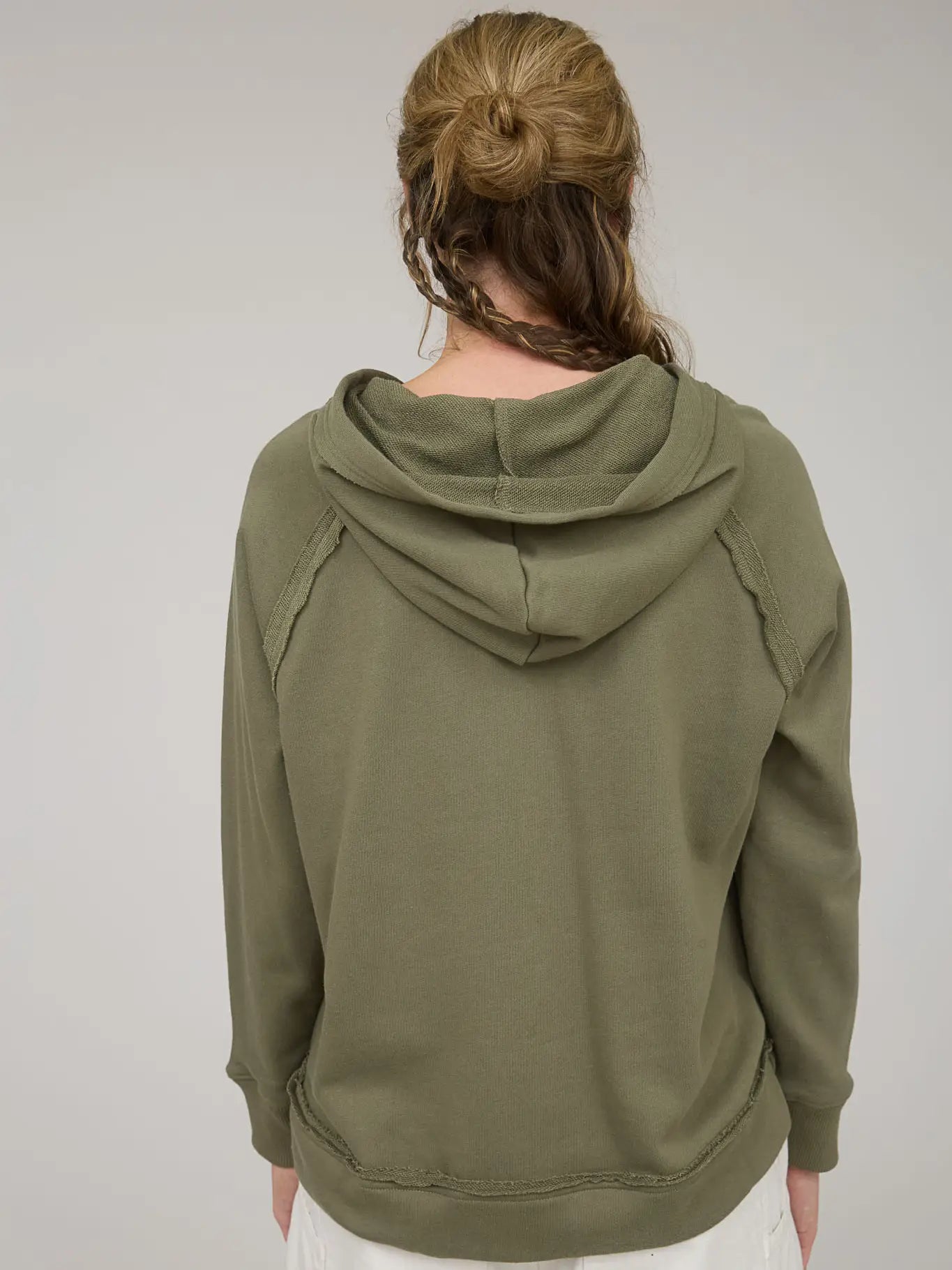 Kari Raw Edge Hoodie (4 Colors)