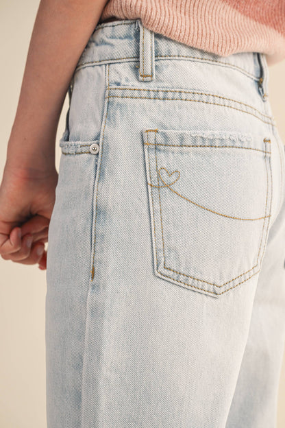 Girls Straight Jeans