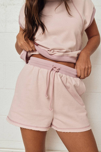 Sleeveless Lounge Short Set Relaxed Fit