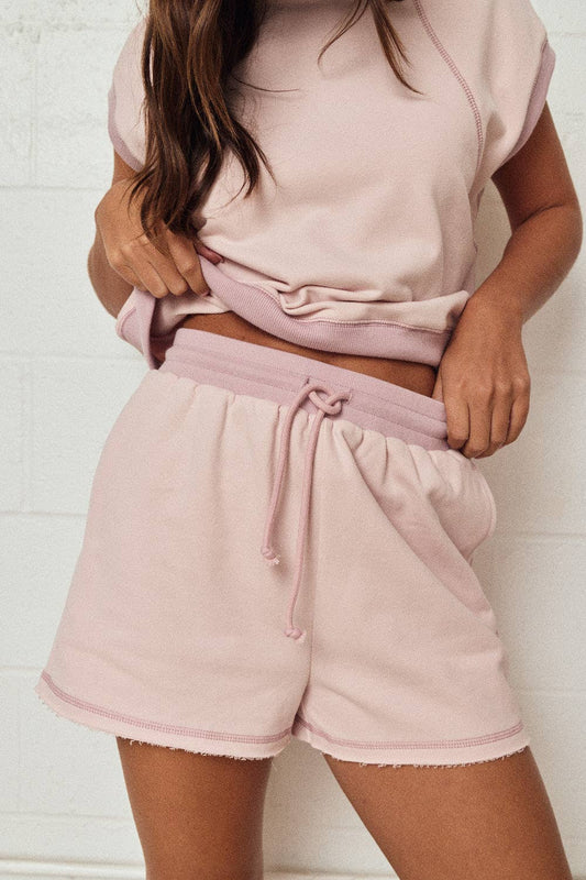 Sleeveless Lounge Short Set Relaxed Fit