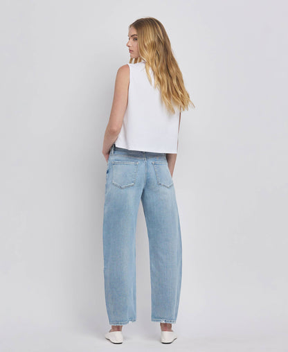 Jennie Barrel Leg Jean