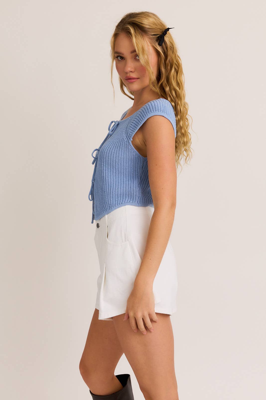Nellie Tie Front Sweater