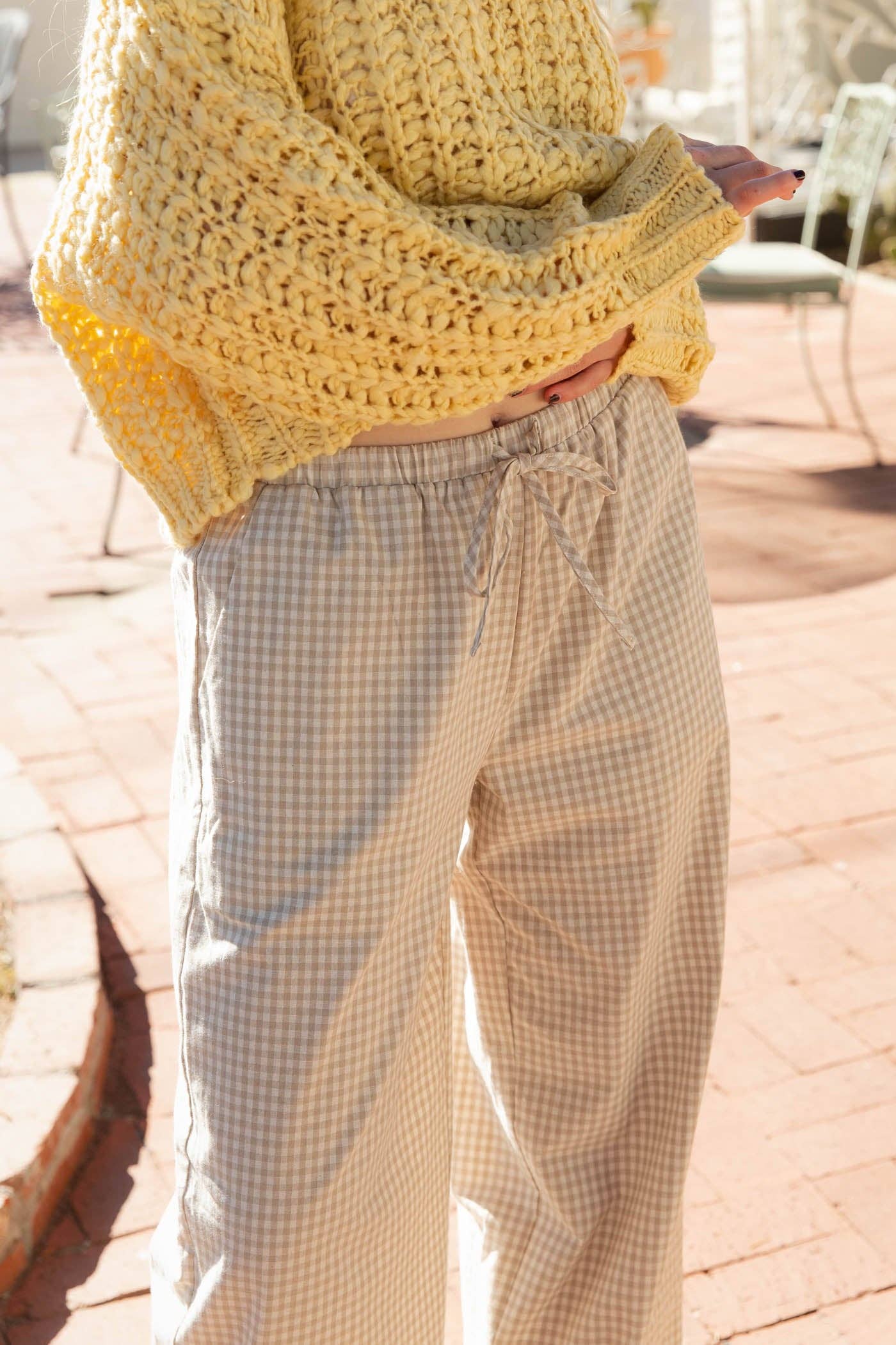 Olivia Gingham Pants