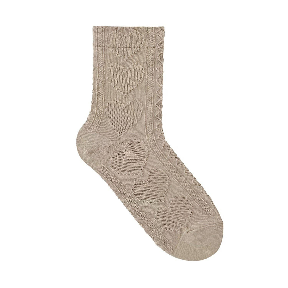 Women's Crew Heart Twist Socks