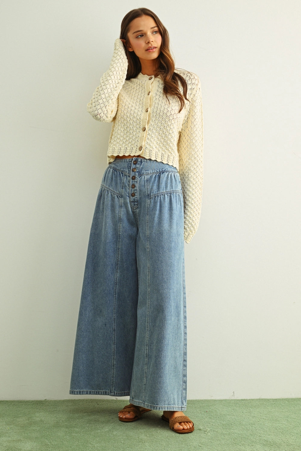 DeeDee Wide Leg Pants*