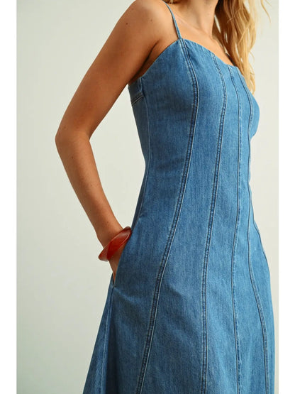 Demi Paneled Maxi Dress*