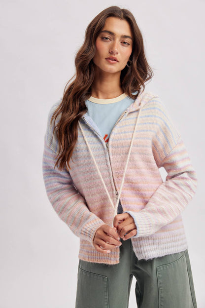 Zola Multi Stripe Hoodie