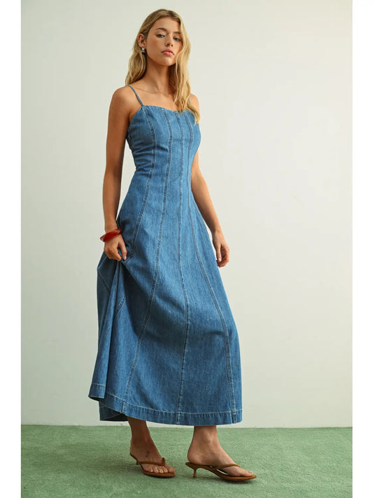 Demi Paneled Maxi Dress*