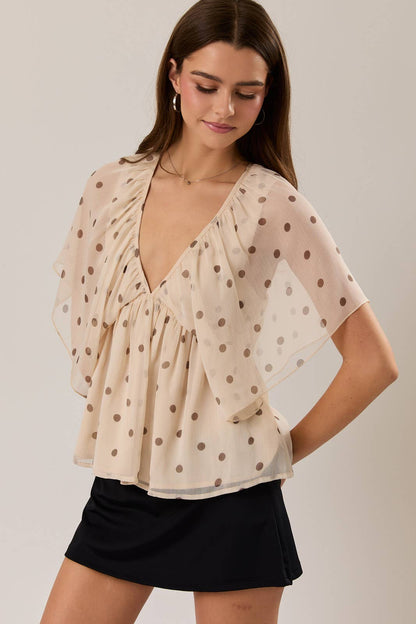 Emerson Ruffle Top