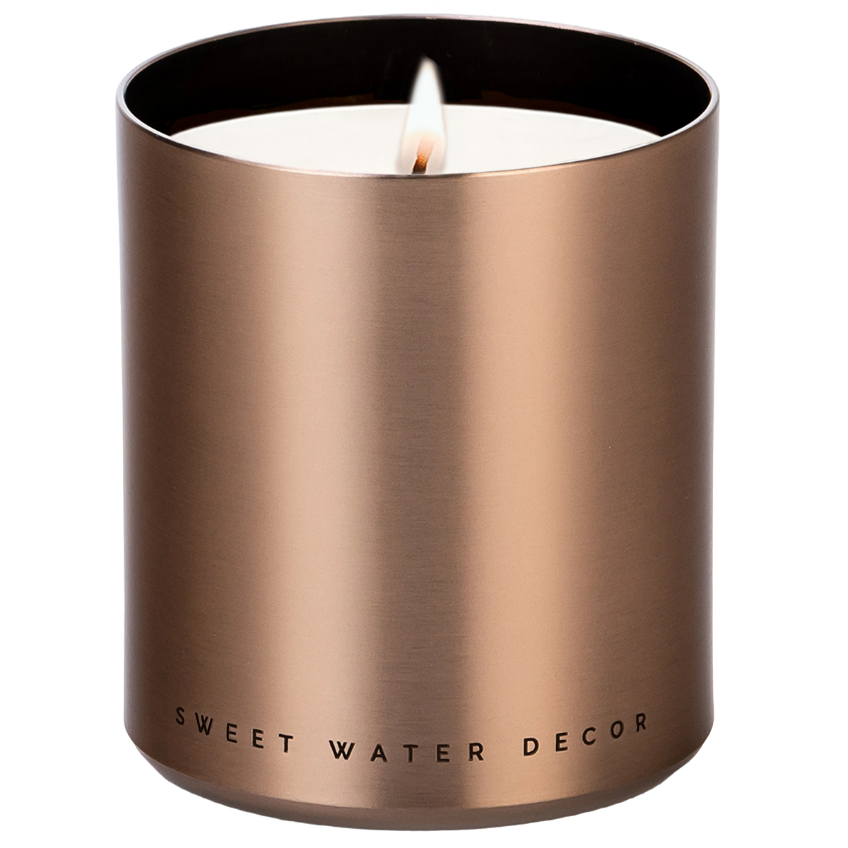 Hello Fall 10 oz Soy Candle, Metallic Jar