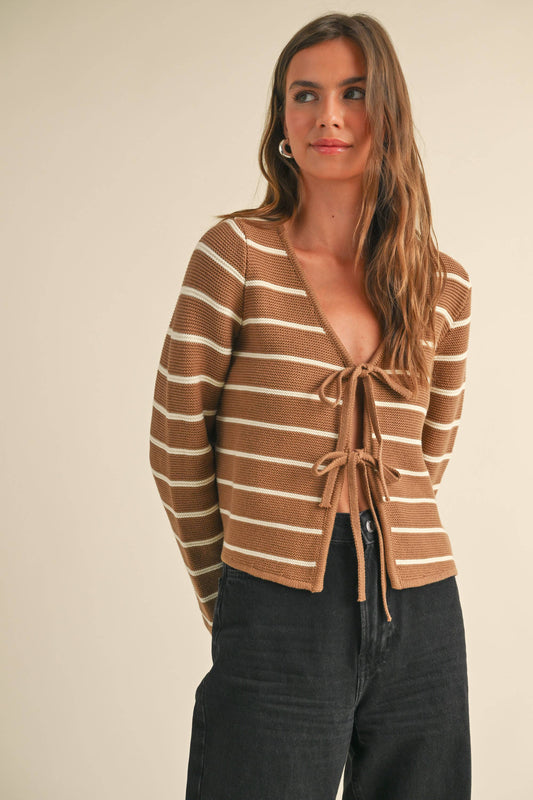 Cassie Tie Front Cardigan