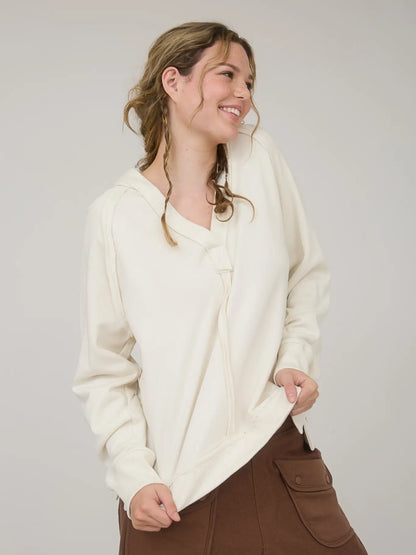 Kari Raw Edge Hoodie (4 Colors)