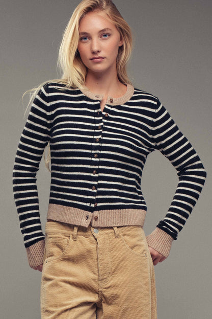 Julia Striped Cardigan