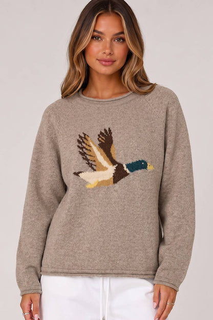 Marcy Mallard in Flight Sweater