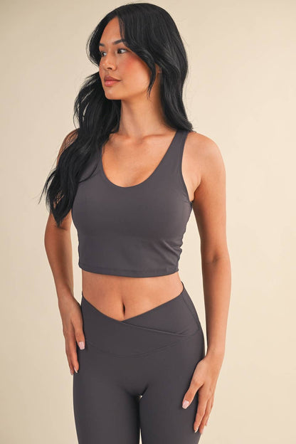 Performance Cropped Tank Top ( 3 colors )