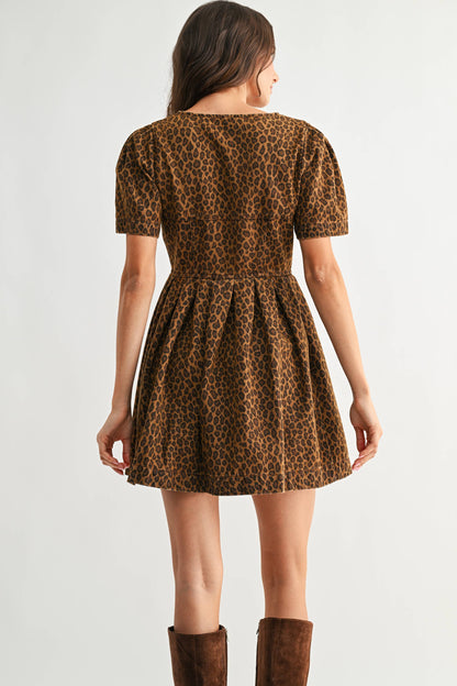 Charmaine Cheetah Dress