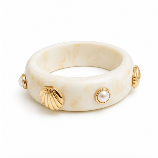 Coastal Charm Resin Cuff