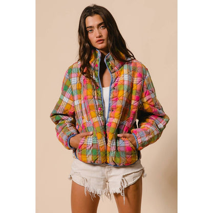 Beverly Bleached Vintage Quilted Jacket