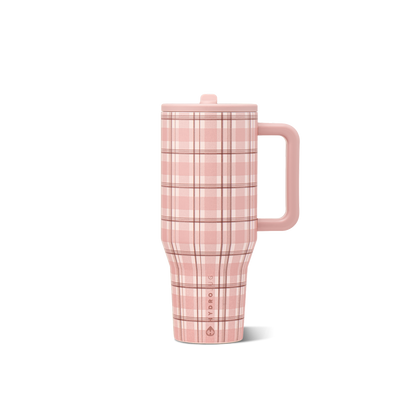 HydroJug - Pillow Talk Plaid 32 oz Traveler Tumbler
