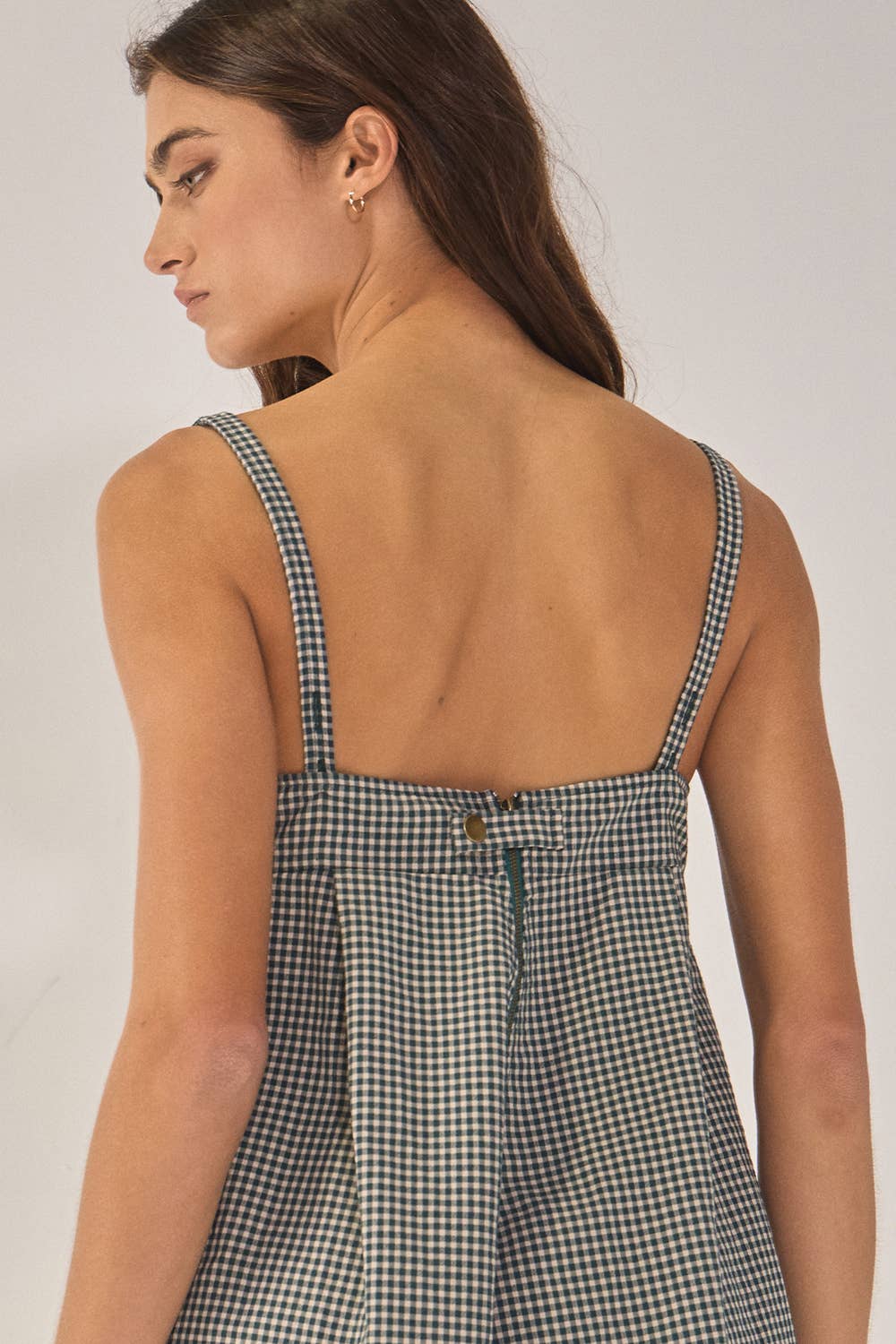Plaid Relaxed Romper