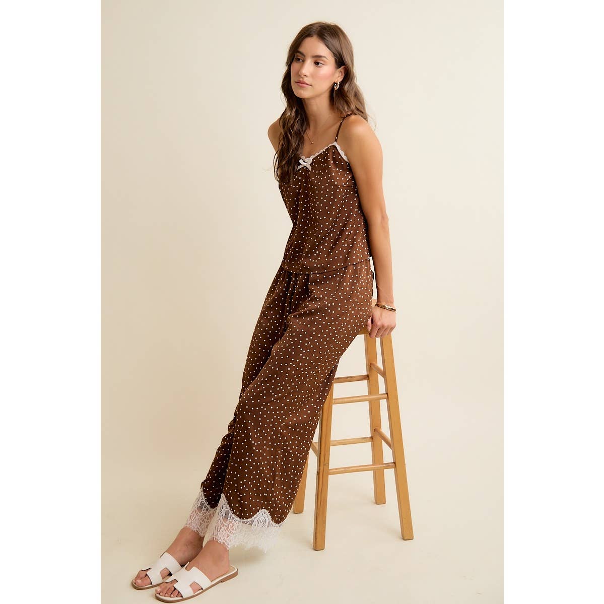 Stella Polka Dot Lace Trim