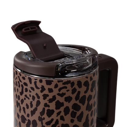Brown Leopard 20oz Travelr