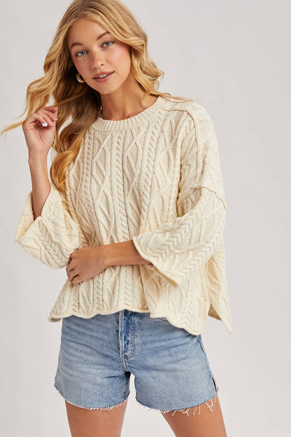Joanne Cable Knit Sweater