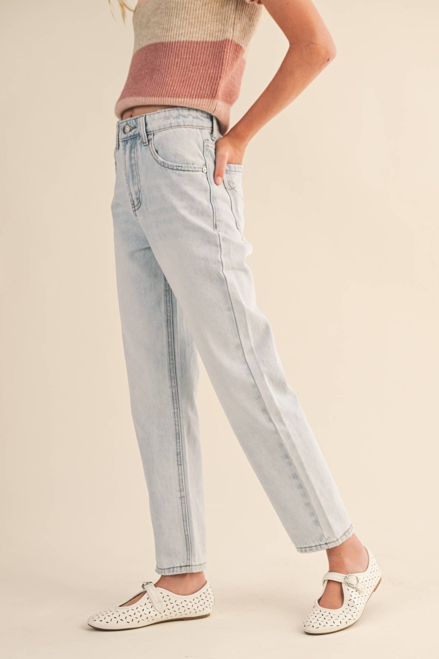 Girls Straight Jeans