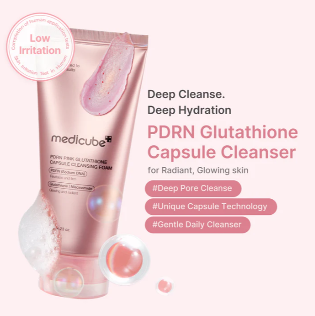 MEDICUBE Glutathione Capsule Foam Cleanser