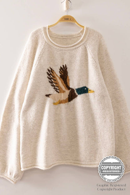 Marcy Mallard in Flight Sweater
