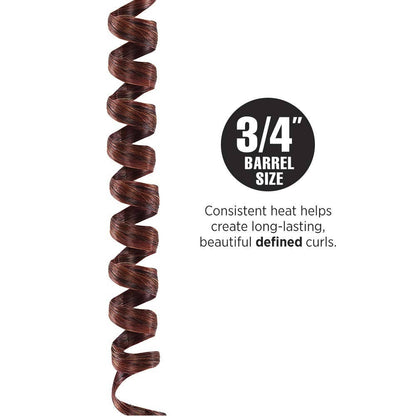 Hot Tools Professional Black Gold Curling Iron/Wand, 3/4"