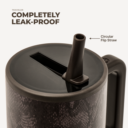 HydroJug - Snakeskin 40 oz Traveler Tumbler