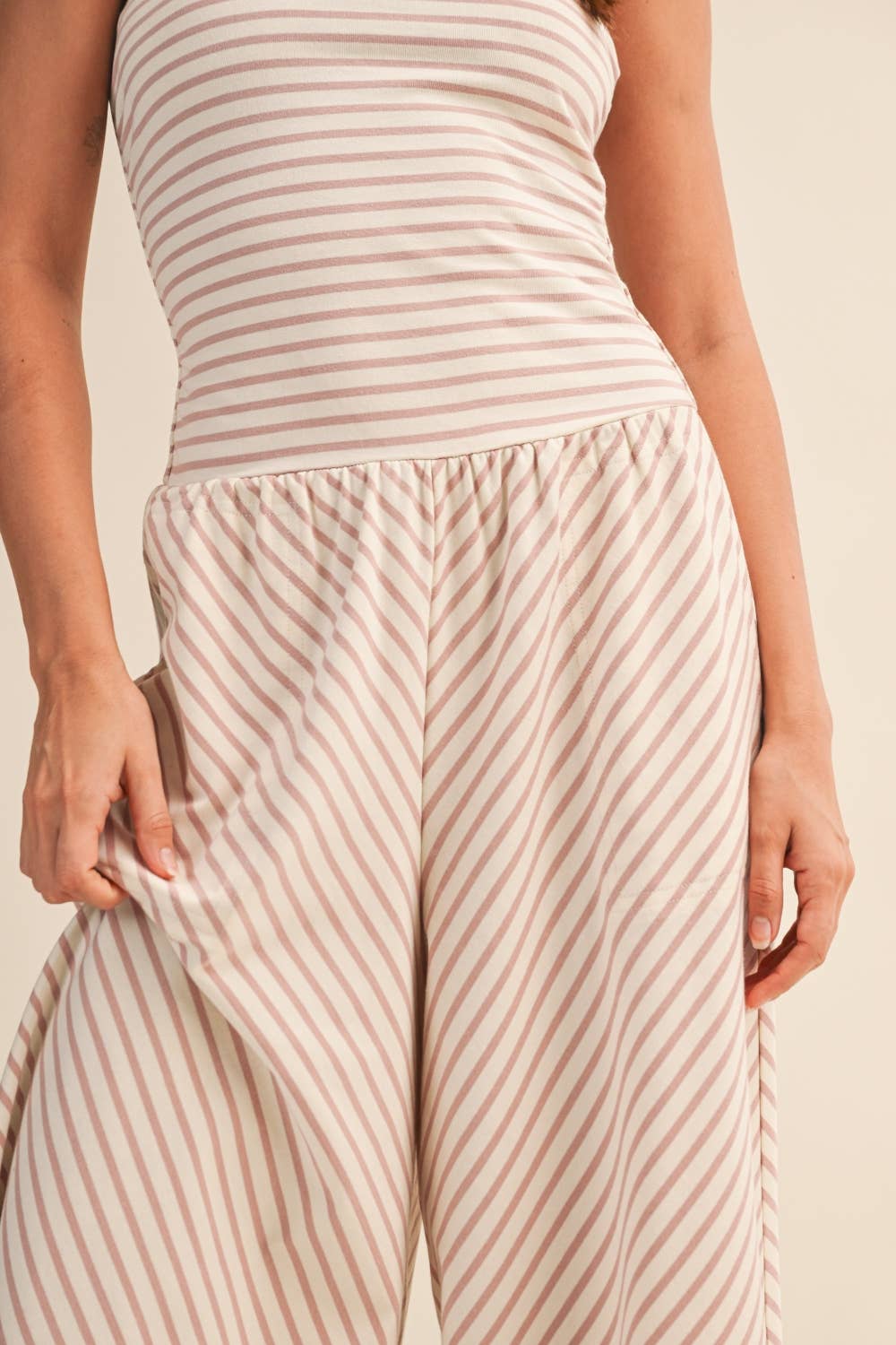 Kenzie Striped Jumpsuit*